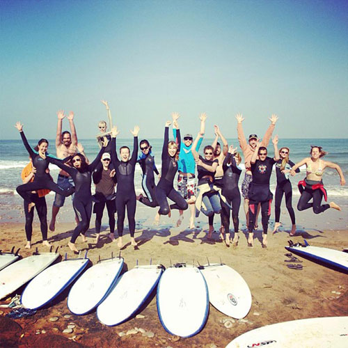 Surfing classes